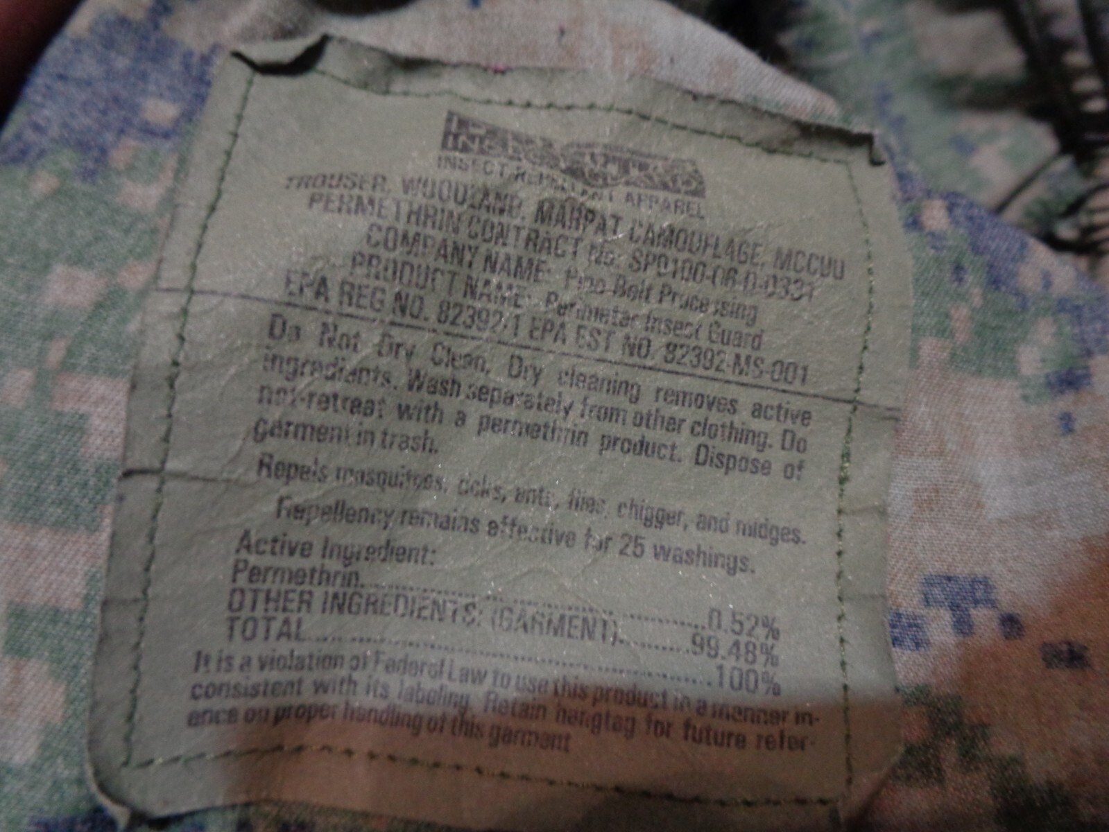 USMC MARPAT Uniform WOODLAND SET Combat Shirt Pant LARGE REGULAR ISSUED SET