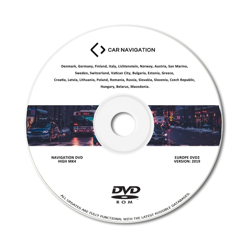 MK4 HIGH Navigation DVD Update Map Europe for E46 E39 E65 E52 E83 E53 E85 E86