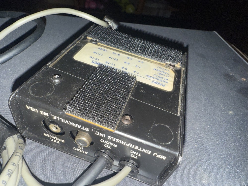 MFJ-1272BYV For Microphone/TNC Switch USED