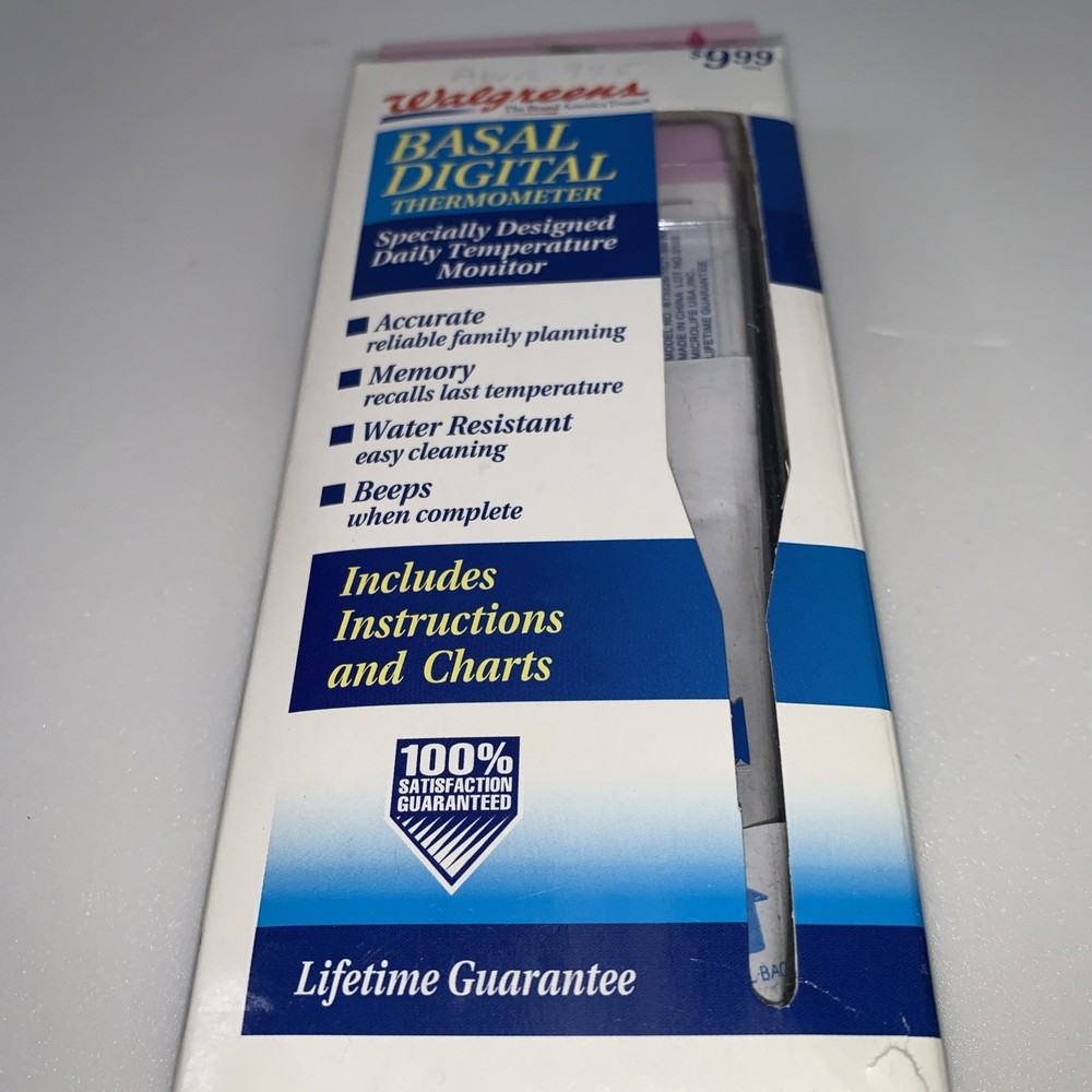 Walgreens Basal Digital Thermometer Water Resistant