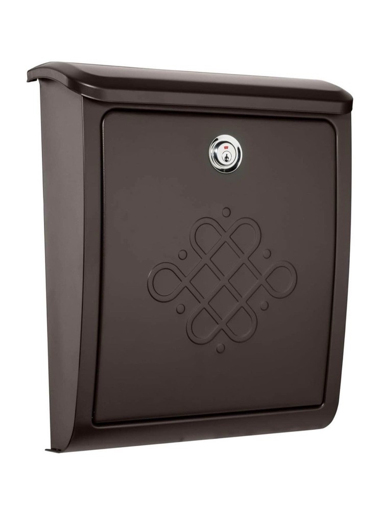 Architectural Mailboxes Bordeaux Rubbed Bronze Medium Steel Locking Wall Mount