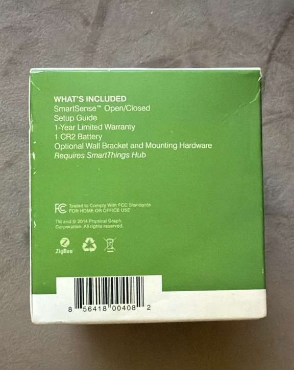 SmartThings SmartSense Open/Closed Sensor