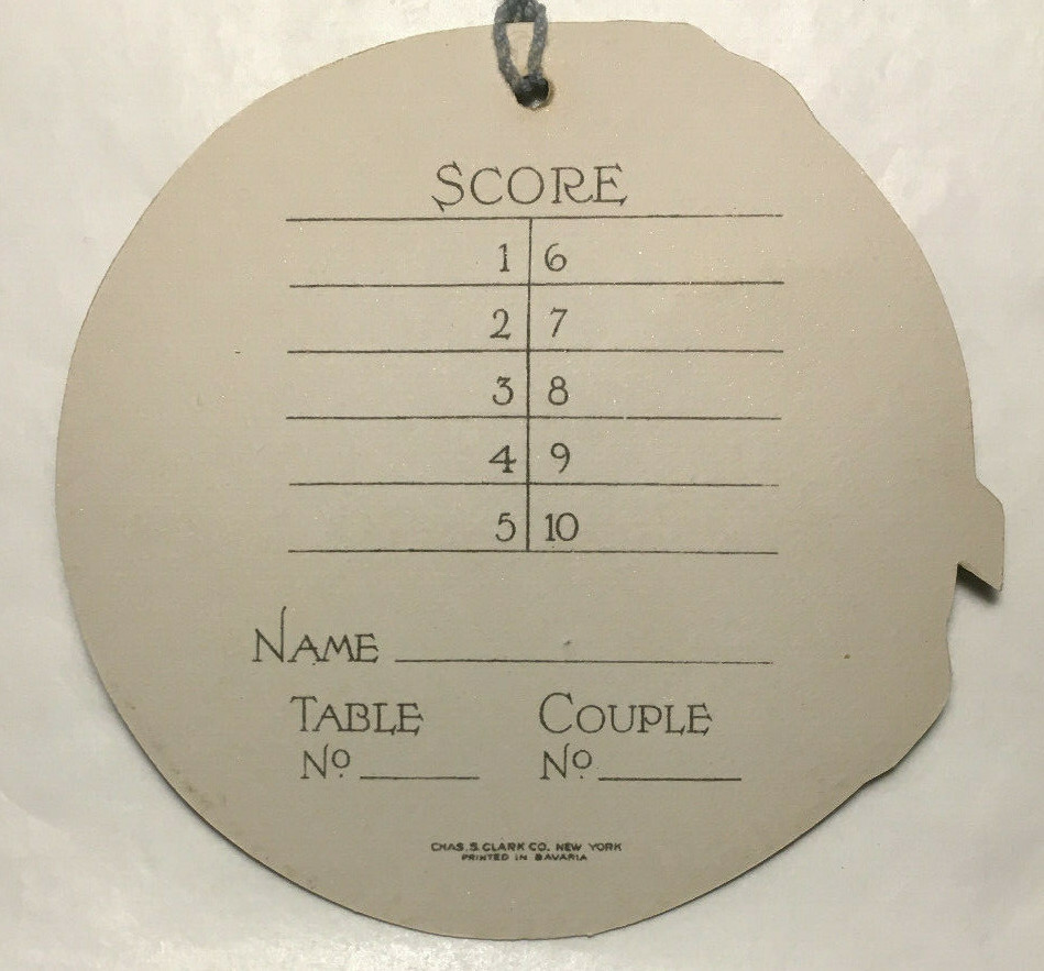 Unused Vintage Bridge Tally Morning Glory With Golden Background Floral, Clark