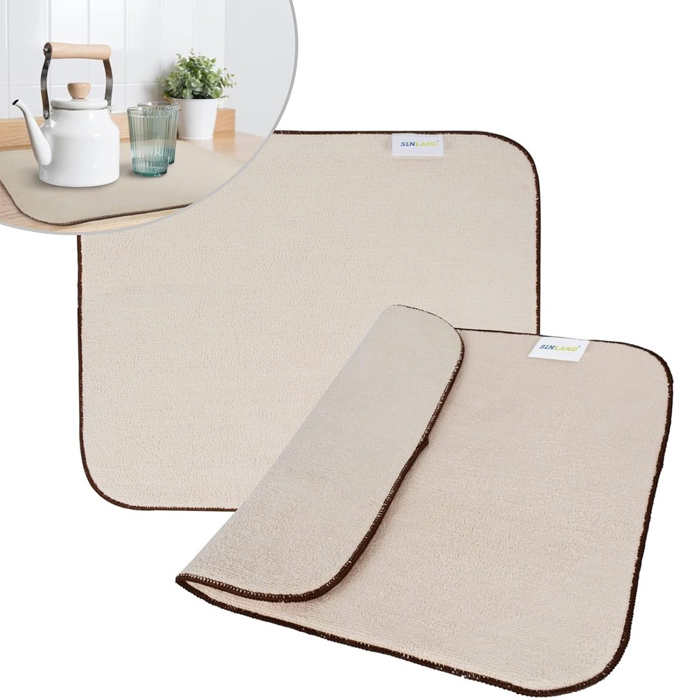 Microfiber Dish Drying Mat Super Absorbent Dish Drying Pad for