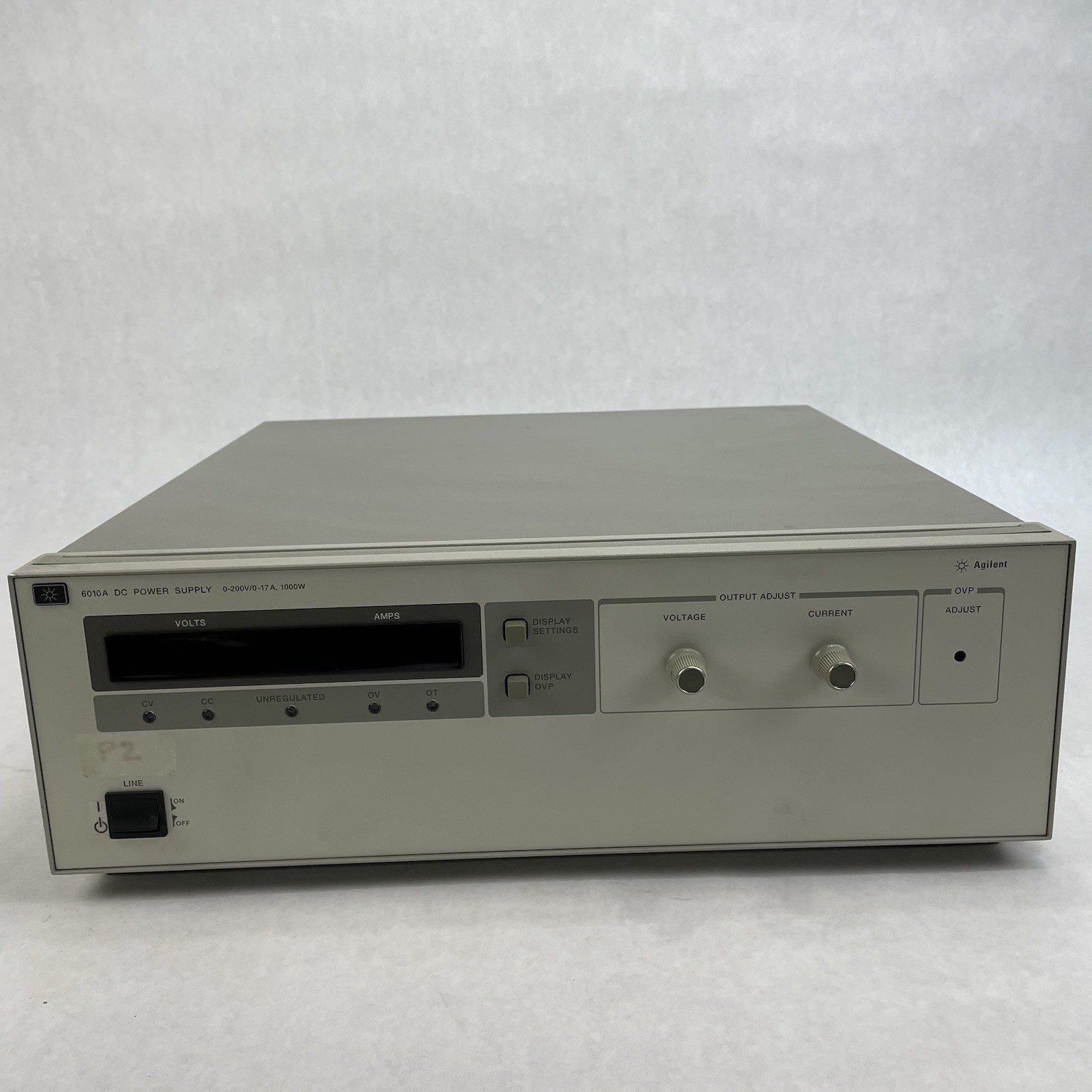 HP Agilent 6010A DC Power Supply 0-20V/0-120A 1000W Untested