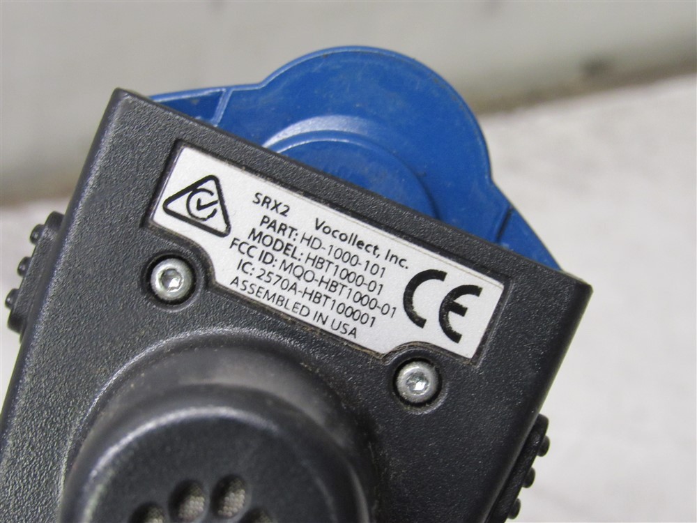 Honeywell Vocollect SRX2 Bluetooth Wireless Headset Keypad Module & Microphone