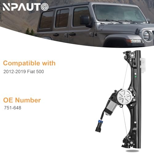 Front Left Driver Side Power Window Regulator with Motor Front Driver Side