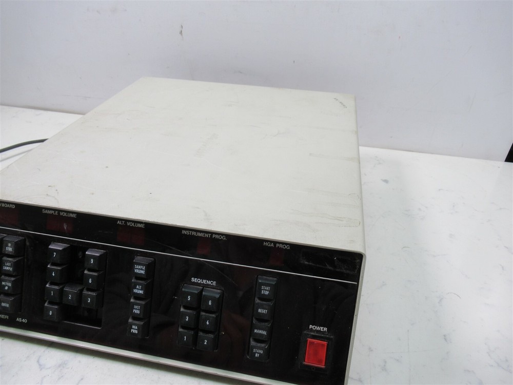 Perkin Elmer AS40 Autosampler Control Unit Vintage German Lab Device