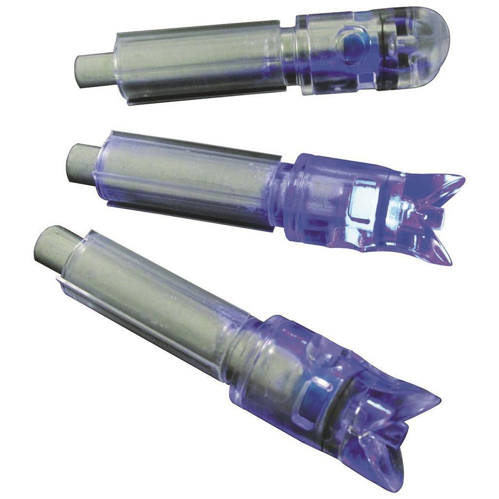 GWS LIGHTED CROSSBOW NOCKS BLUE 3 PACK