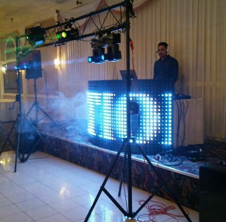 LED Pixel DJ Booth/ Facade Panels, 5 Detachable Interactive Panels