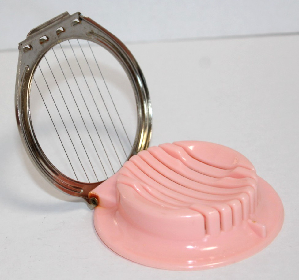 Vintage Medco Pink Plastic Egg Slicer