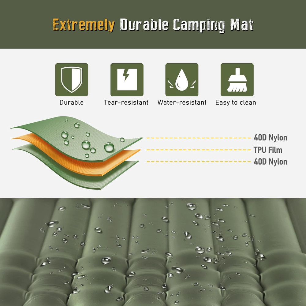 Colchoneta autoinflable Elegear para acampar