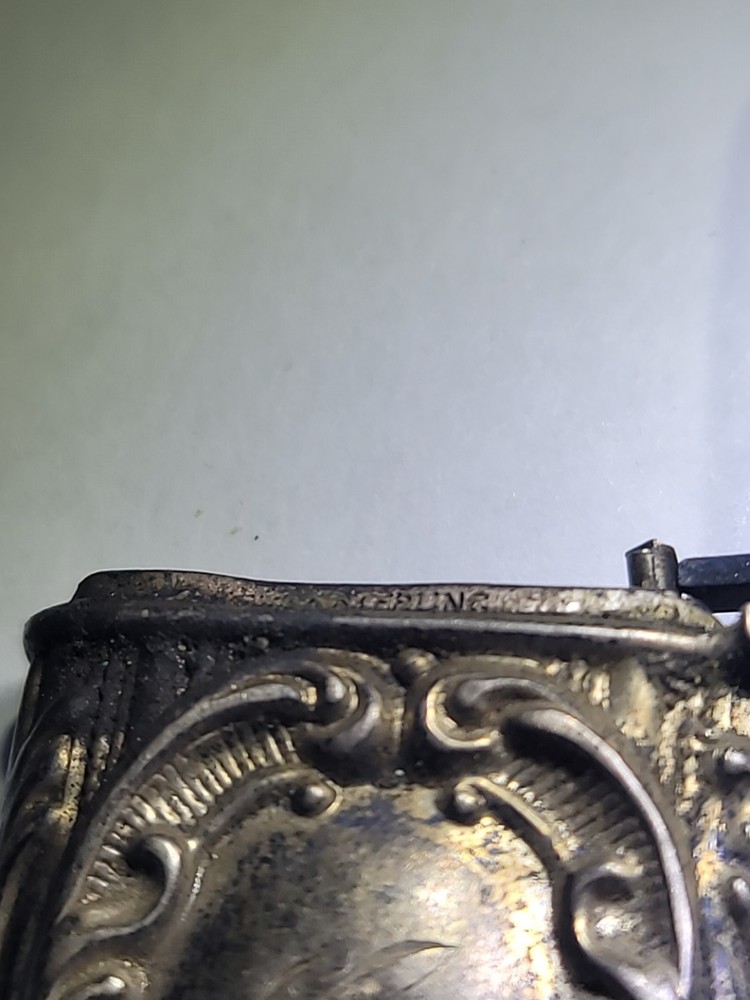 STERLING SILVER MATCH CASE