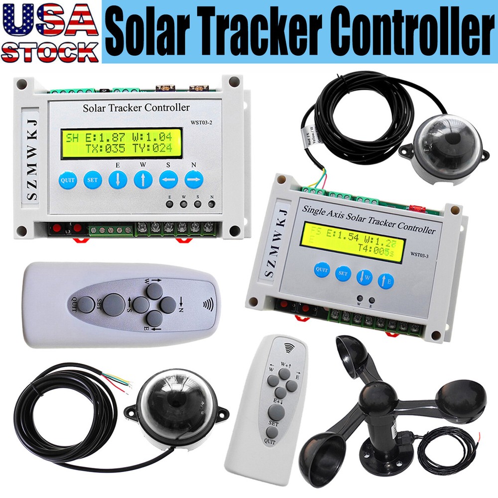 Electronic Solar Tracker Controller FOR Single/Dual Axis PV Solar Panel Tracking
