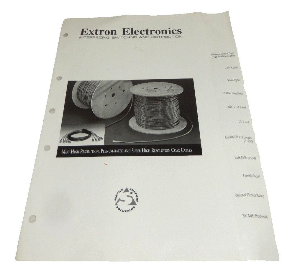 Extron Super Emotia Video Processor Down Scaler With Power Supply & Cables