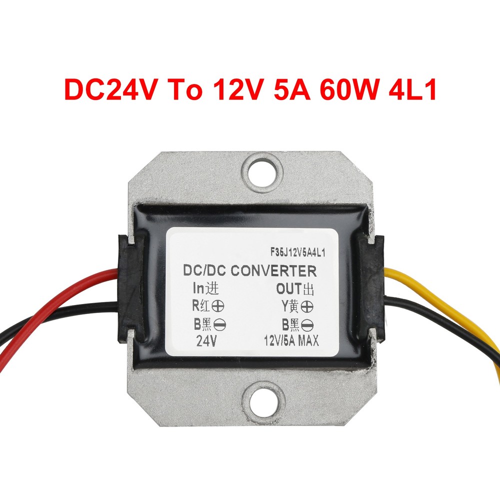 🚀DC 24V to DC12V 2-60A Step Down Converter Voltage Reducer Regulator