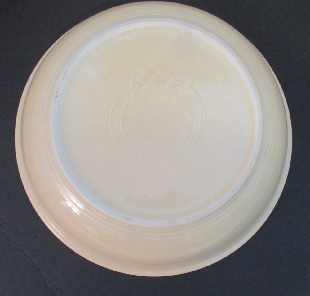 Fiesta ware 12" Dia. IVORY Pasta Serving Bowl EX