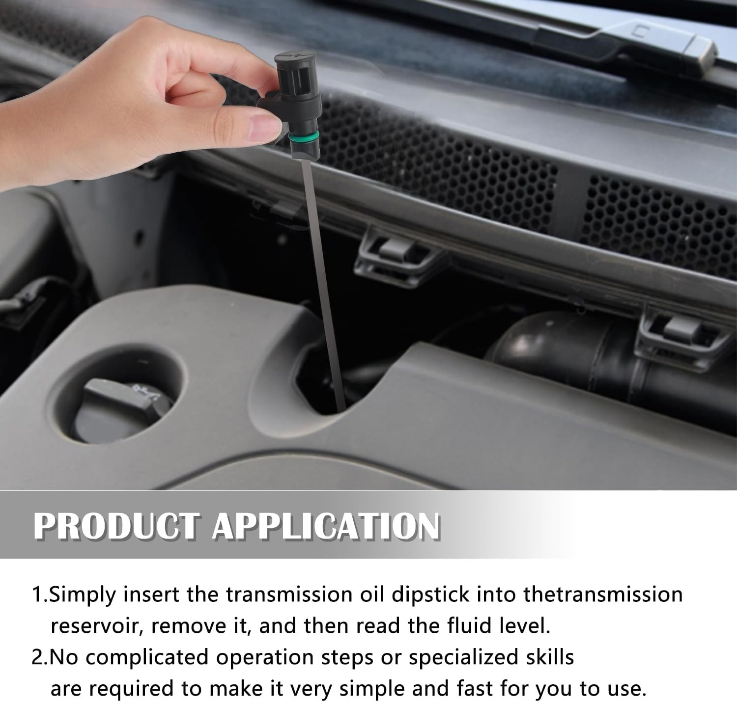 Car Transmission Dipstick,CVT Transmission Fluid Dipstick Compatible with Nissan