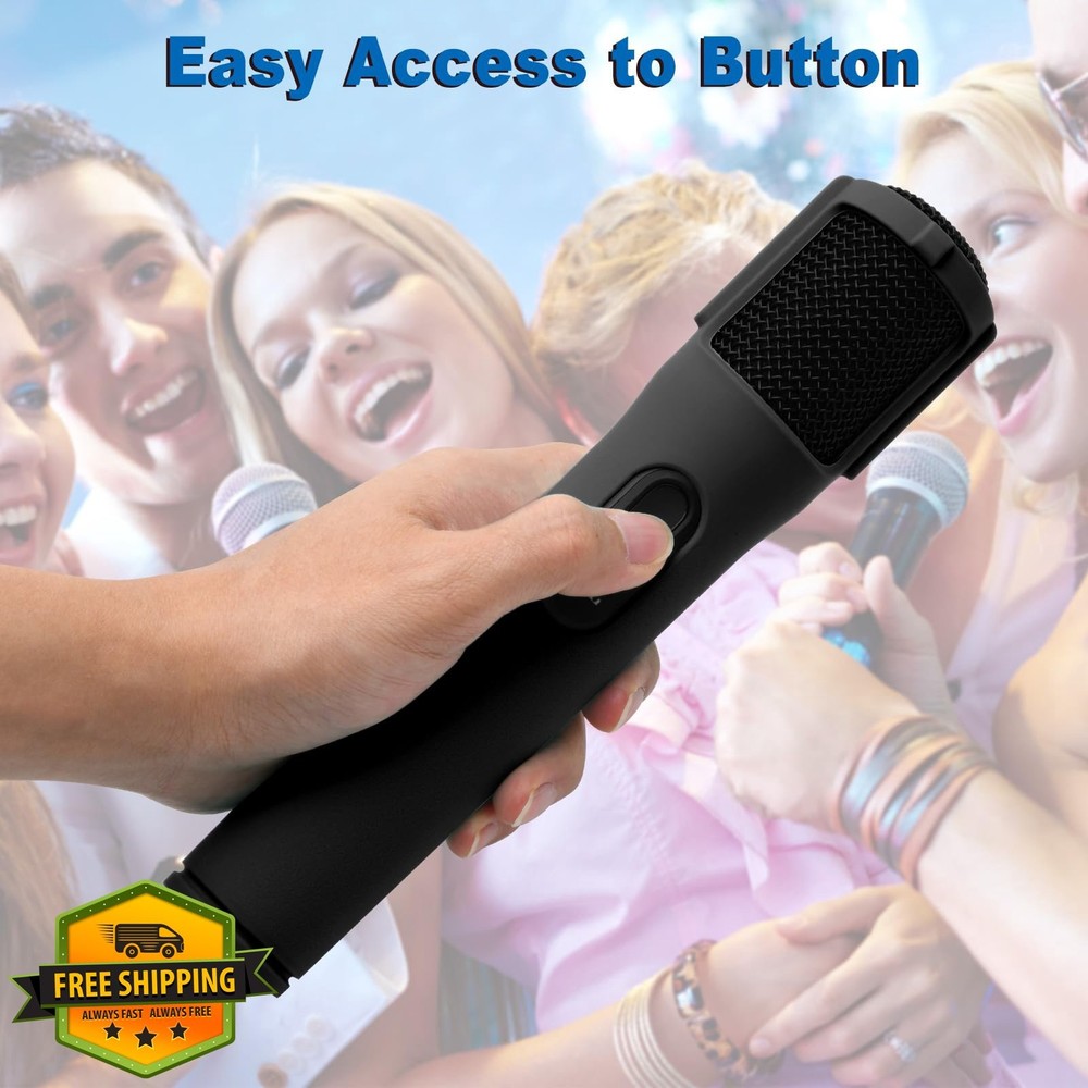 TXEsign Silicone Case for JBL PartyBox Wireless Mic Black