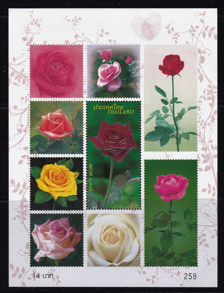 THAILAND-2010-ROSE - s/s