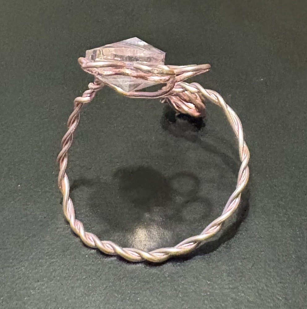 Paw print Adjustable Copper Handmade Ring