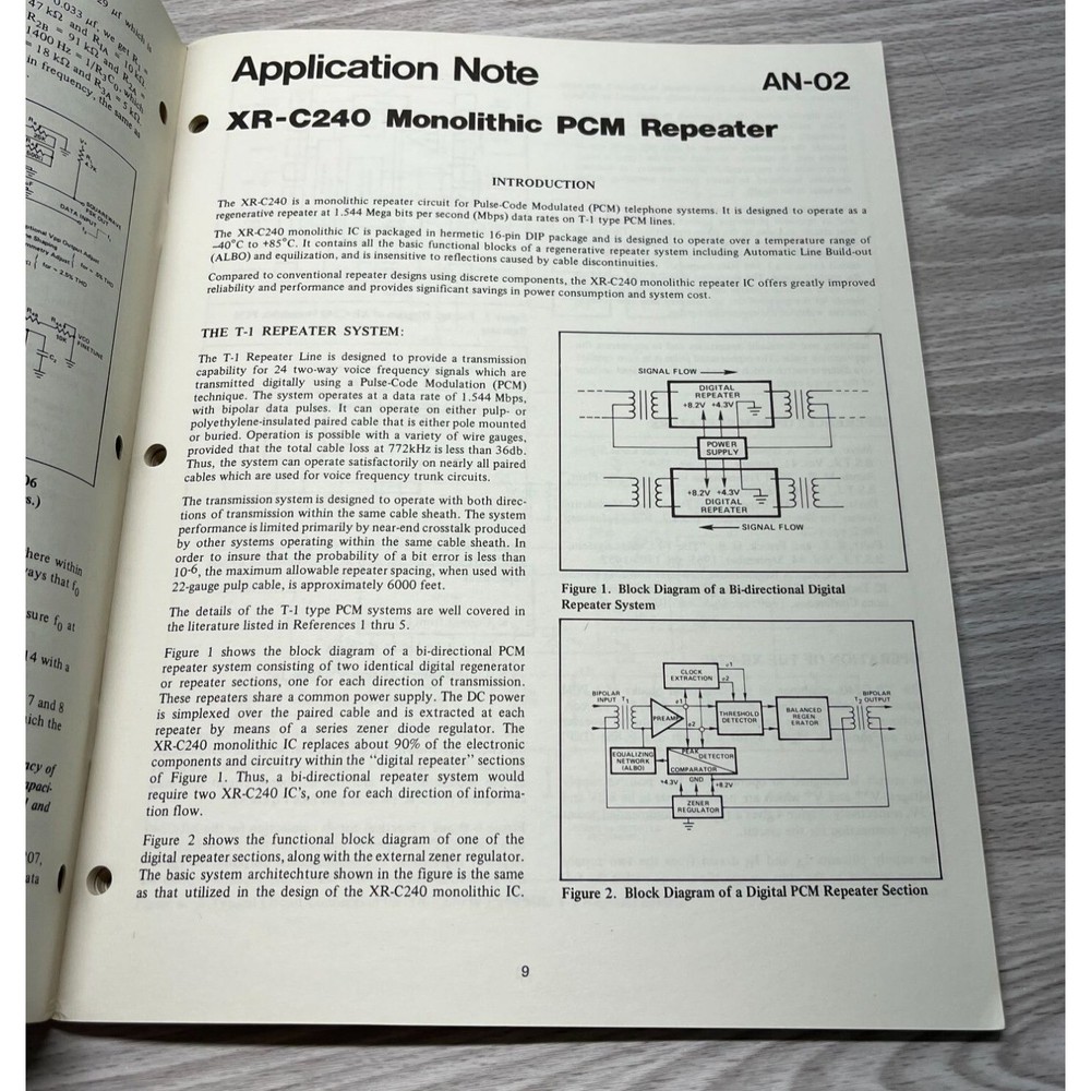 Exar Product Guide Applications and Function Generator Data Books Vintage 1970s