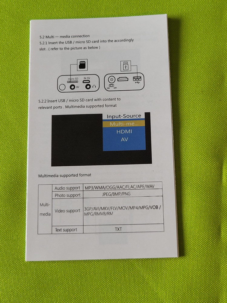 LED Projector M100 The Most-Efficient High Resolution Tested & Working. AS IS