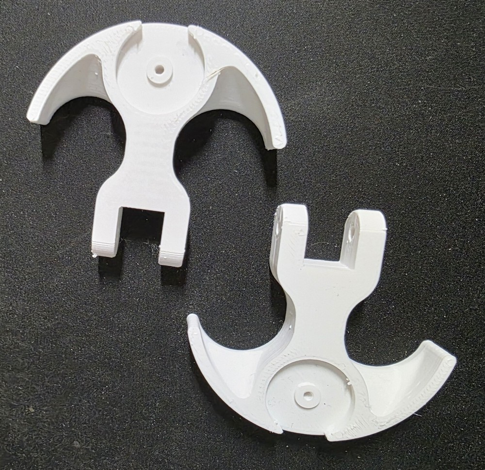 PERKO FLUSH MOUNT LATCH REPLACEMENT HANDLE ( 2 Pack ) WHITE