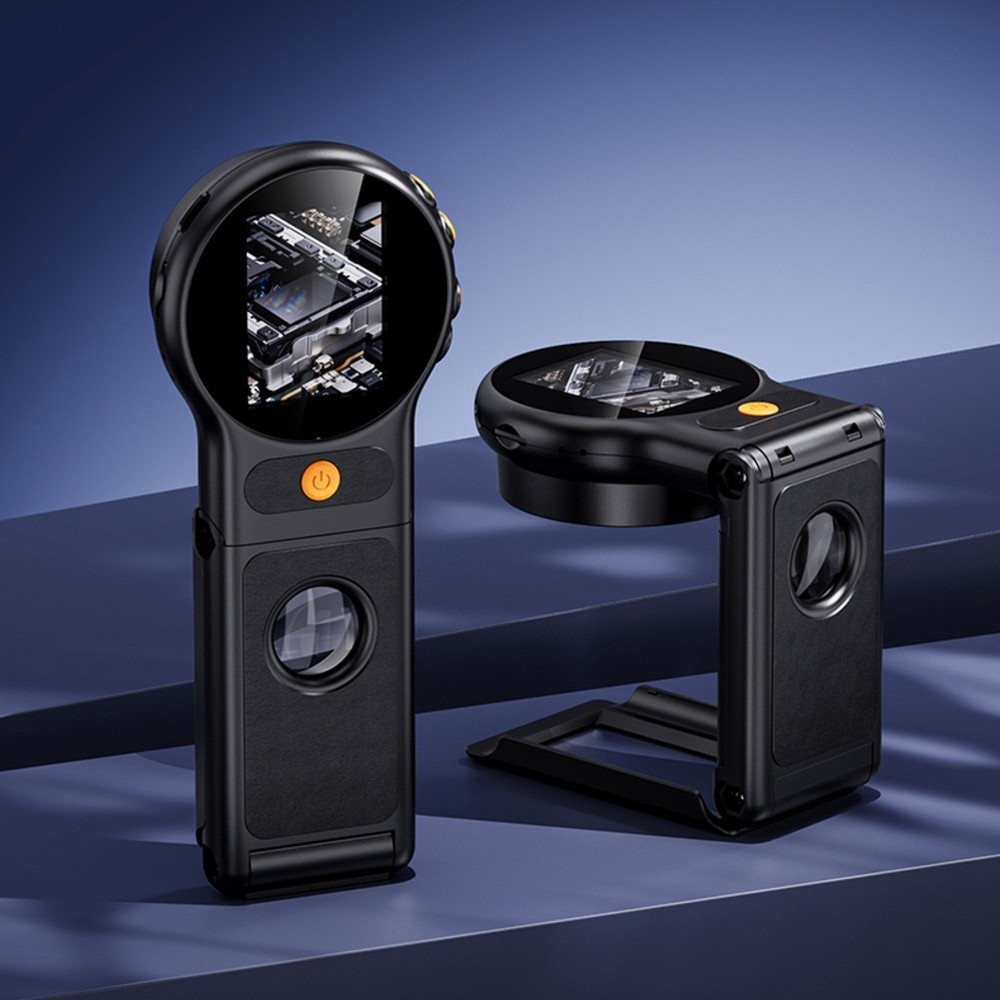 500X Magnification Digital Microscope With 2 0 IPS Screen And LED Lights
