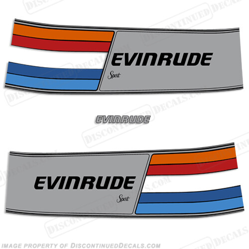 Fits Evinrude 1981 75hp Decal Kit