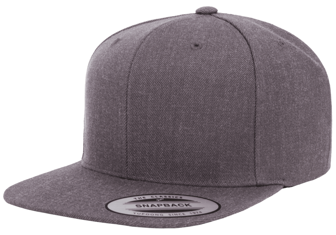Yupoong Classic Snapback Hat Baseball Cap Plain Blank Snap Back 6089 Adjustable