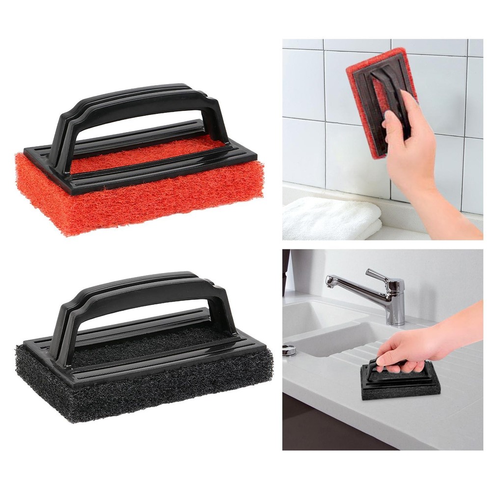 Swimming Pool Cleaning Brush Pool Brush Multipurpose Pool Scrubber with Handle