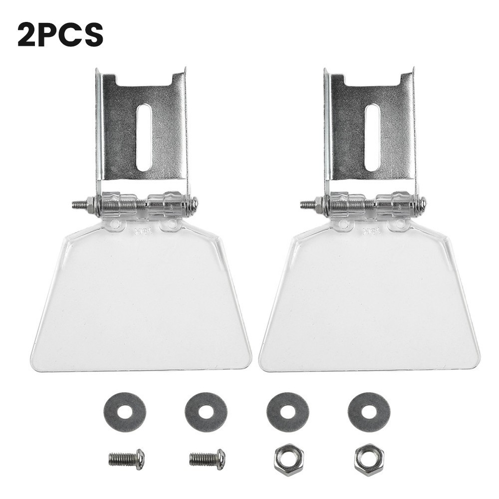 2pcs Replacement Guard Bench Grinder Eye Protection Safety Shields With Bracket