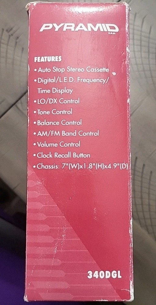 Pyramid 340GL Tape Deck Vintage Great Condition
