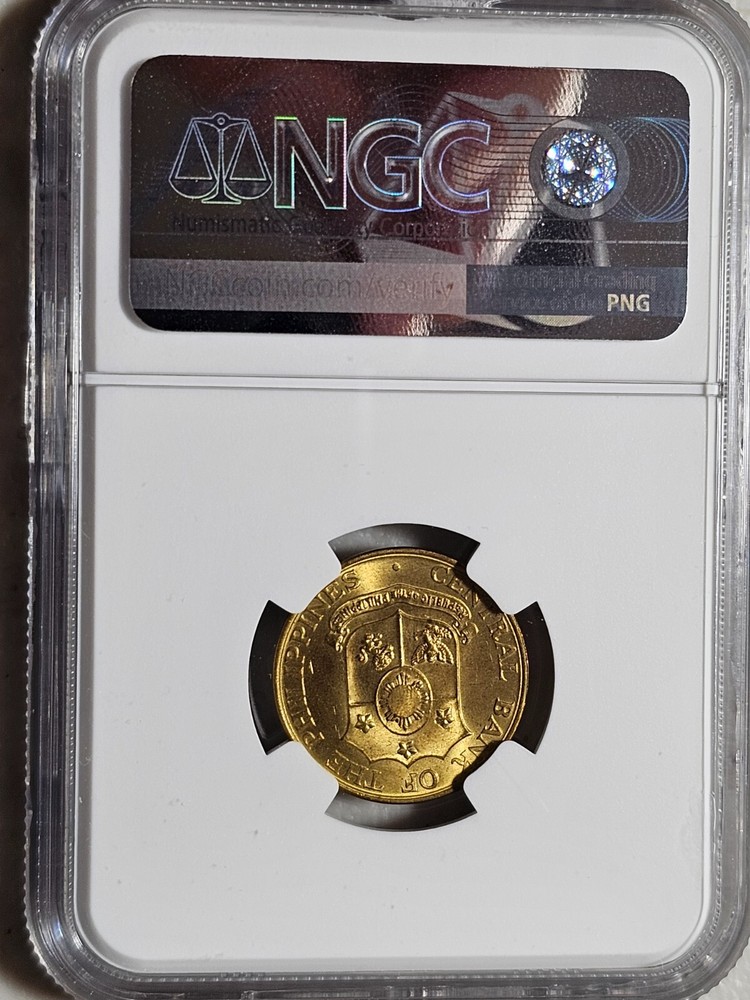 Philippines 5 Centavos 1964 NGC MS 65