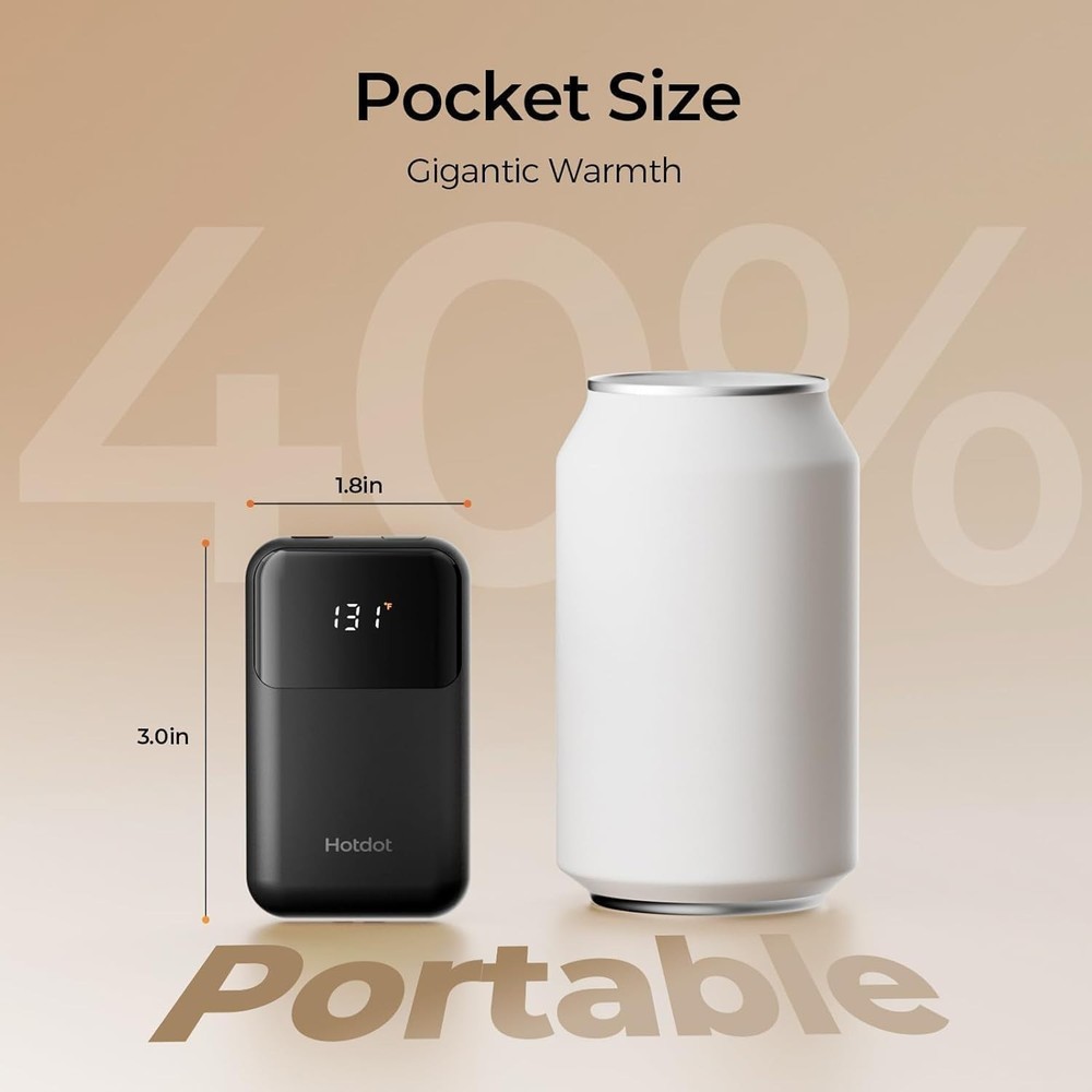 AI Hand Warmers Rechargeable 2 Pack