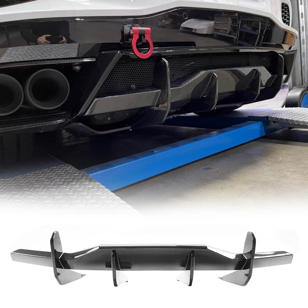 雪佛兰 Corvette C8 2020 - 2025 碳纤维打印后扩散器