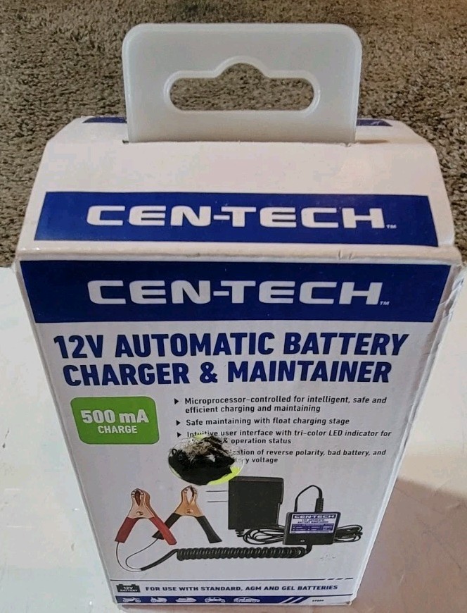 CEN-TECH 12V AUTOMATIC BATTERY MAINTAINER 59000
