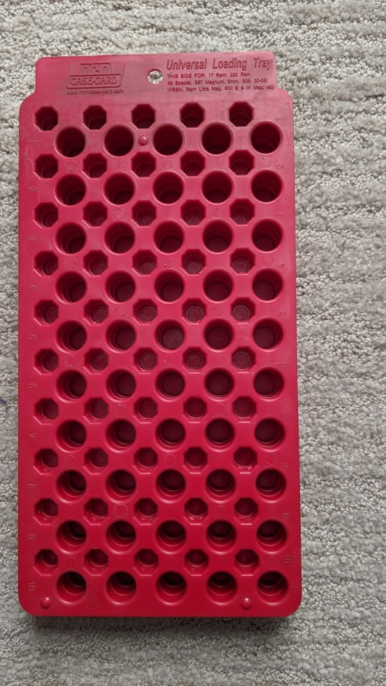 2 MTM CASE GARD UNIVERSAL LOADING TRAYS--USED