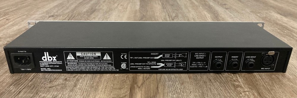 dbx, 286s Microphone Preamp Processor, used, with box, manual and power cable