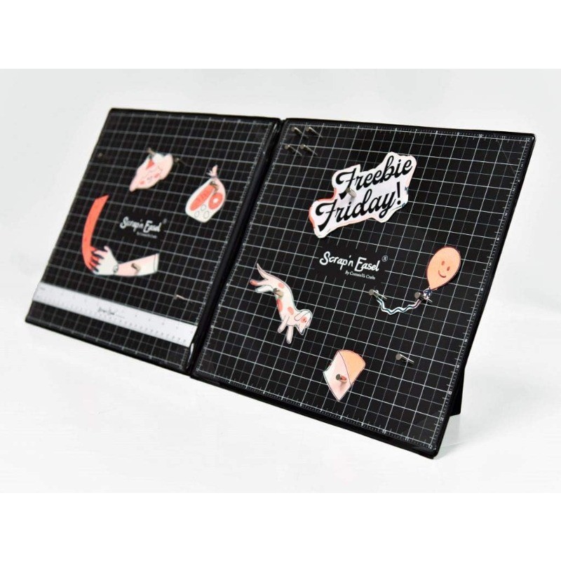 Magnetic Portable Double Grid Layout Scrapbook Style Ergonomic Work Surface