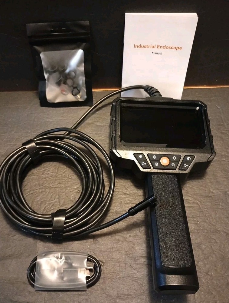 Endoscope Camera with Light, 4.3'' HD LCD Screen Digital Handheld Borescope