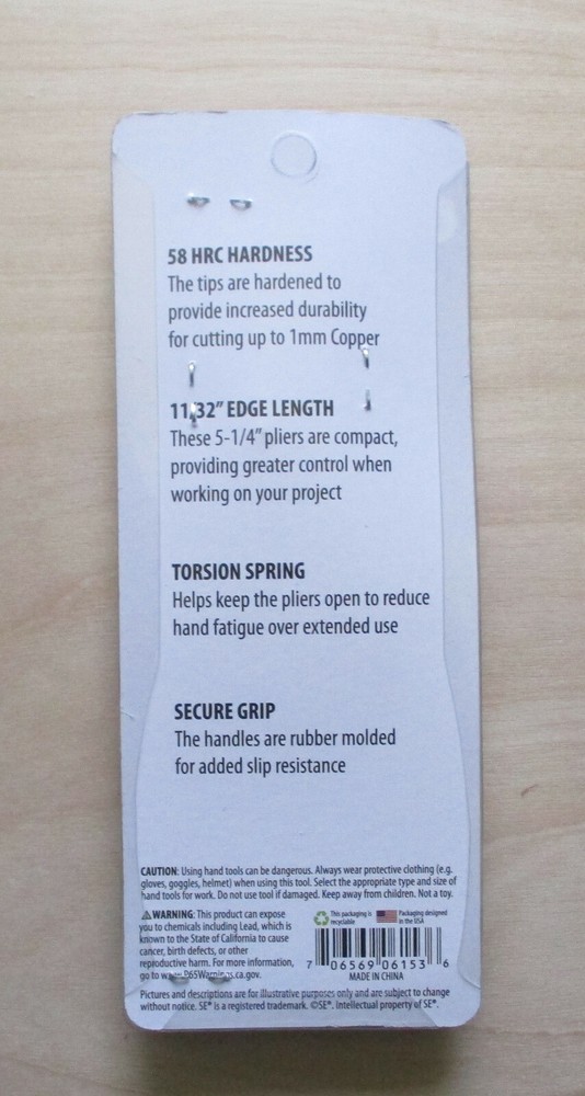 5.25" Professional Flush Cutting Pliers Hobby Modeling Tool