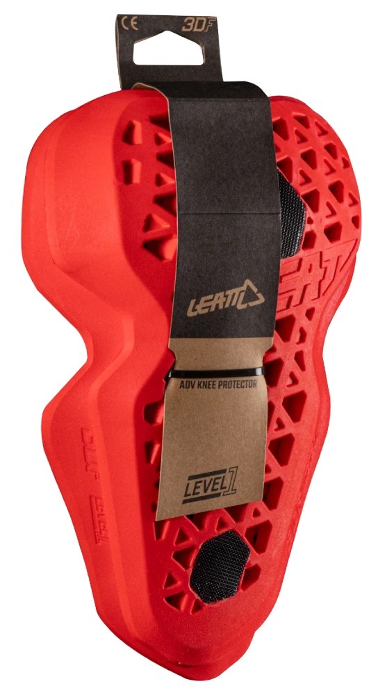 Leatt 3DF CE Level 1 Knee Protector Inserts Pair Red