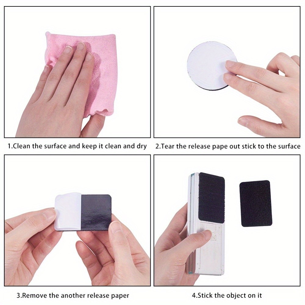 40sets Adhesive Hook and Loop Tapes Magic Tapes with Nylon