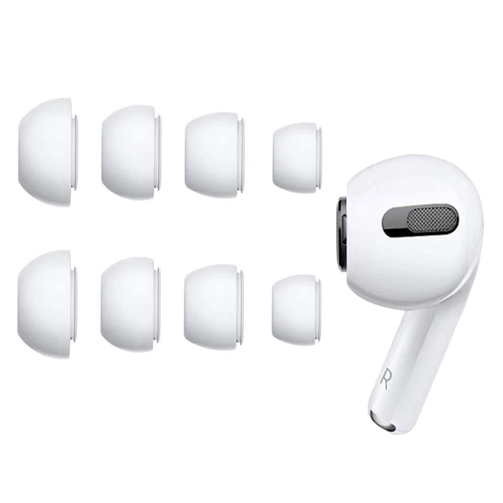 Acediar Replacement Ear Tips Compatible with AirPods Pro1/2 [4 4Pair-White