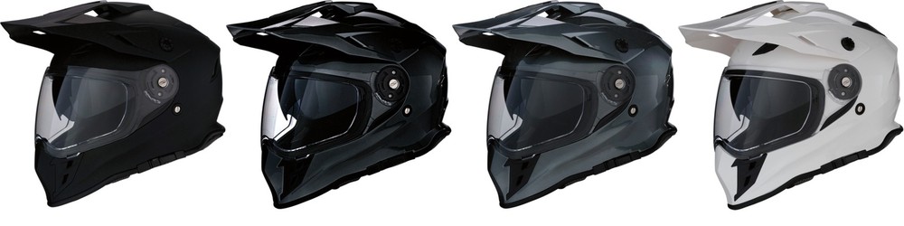 Z1R Range Dual Sport Solid Color Helmet
