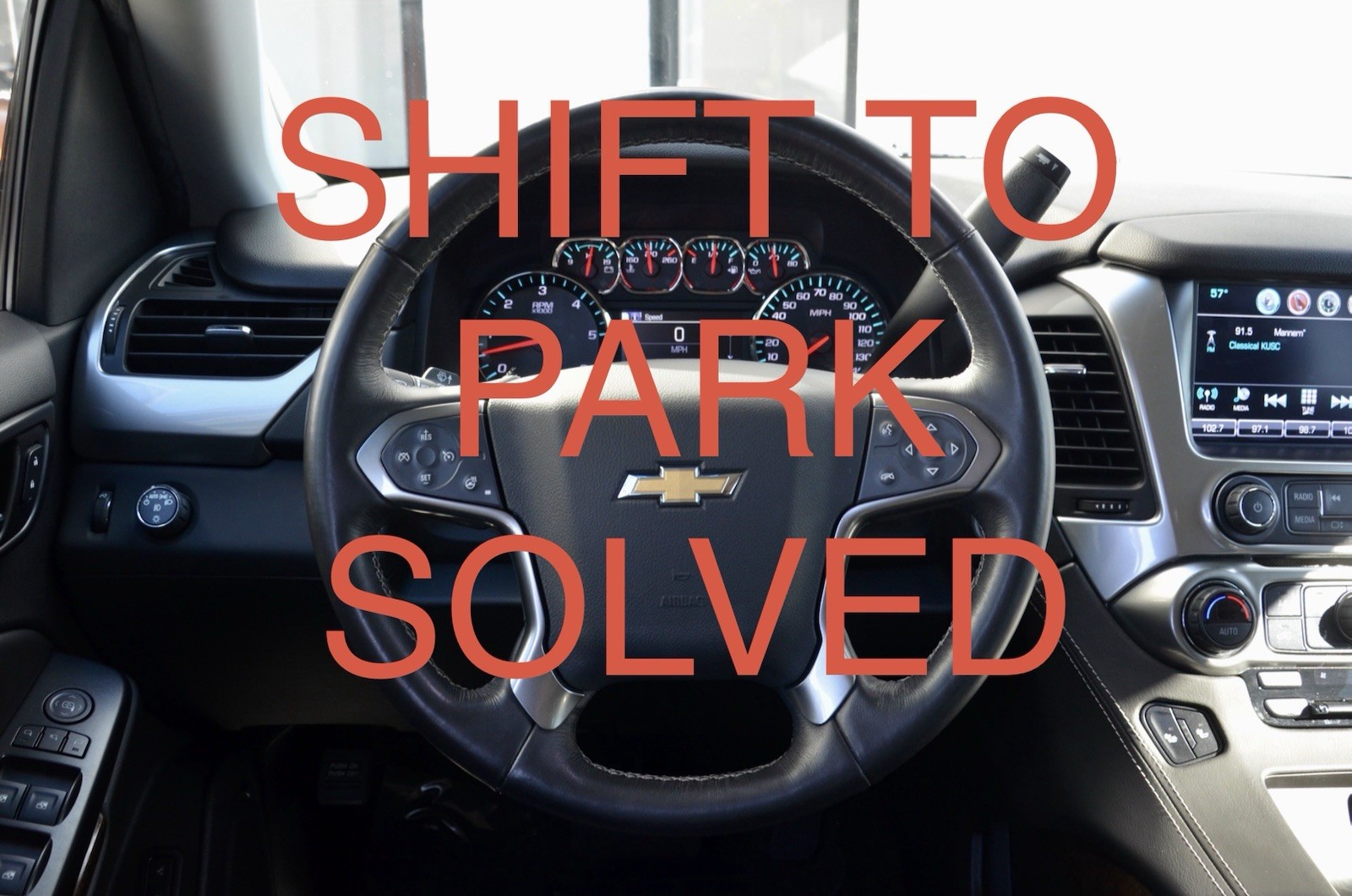 Chevrolet Silverado Shift to Park Fix Repair Switch 2019 2020 2021 2022 2023