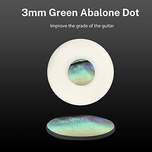 6PCS White Bone Acoustic Guitar Bridge Pins with Abalone Dot & Puller Tool