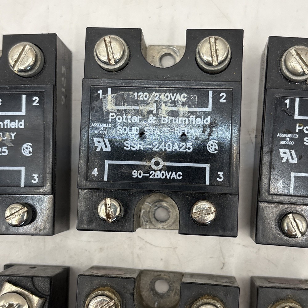Lot Of 7 Assorted Solid State Relays